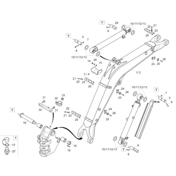 Lift Arm Assembly for EZ26