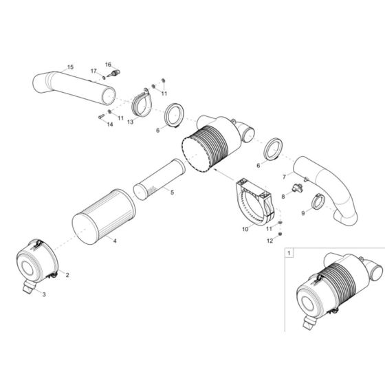 Air Cleaner Assembly for EZ50