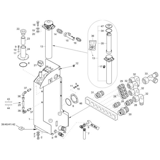 Hydraulic Tank Assembly