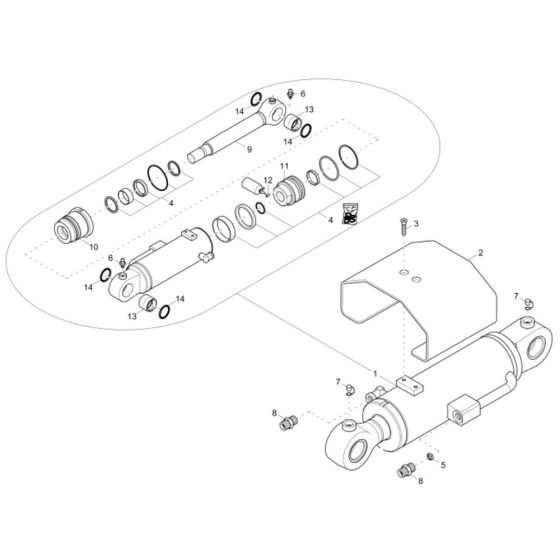 Blade Cylinder Assembly