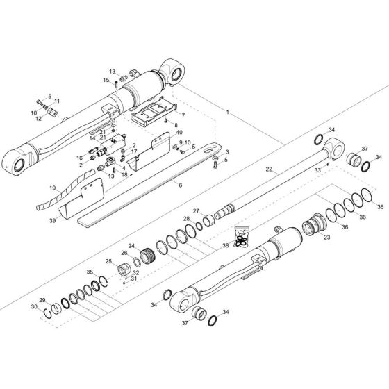 Boom Cylinder Assembly