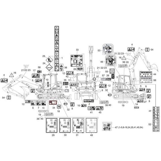 Wacker EZ80 Decals