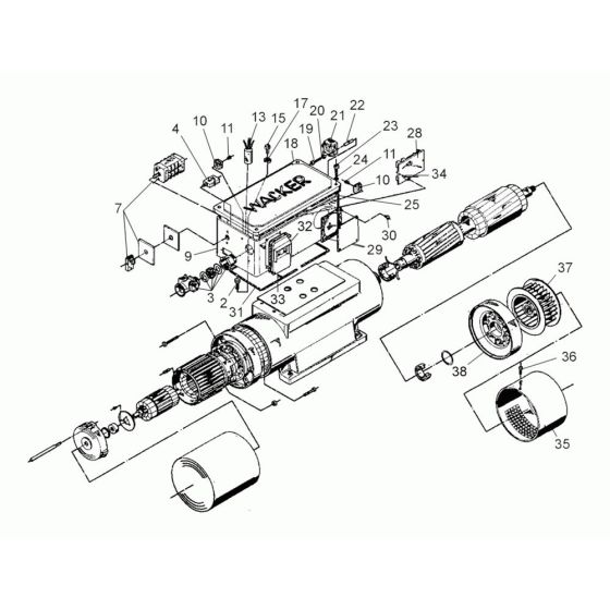 Wacker SFU 10/250/200 Assembly
