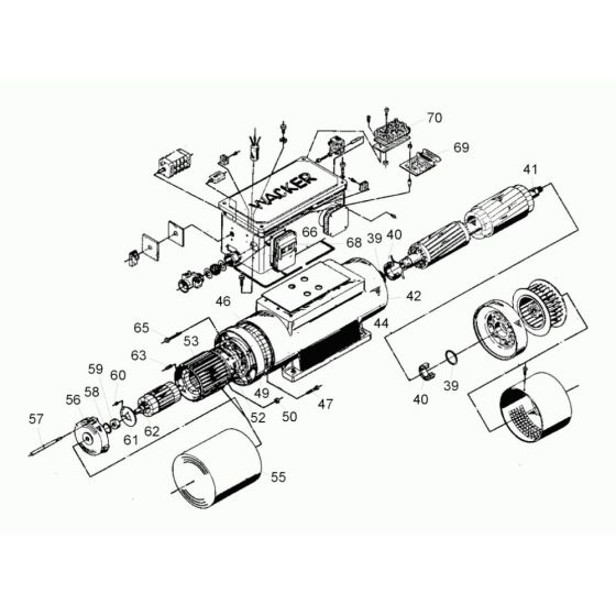 Wacker SFU 10/250/200 Assembly