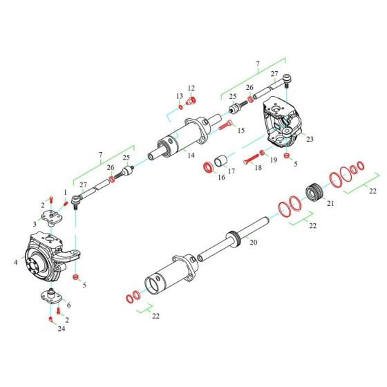 Steering Cylinder Assembly