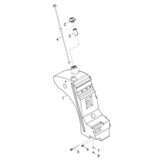 Fuel Tank Assembly for TH522