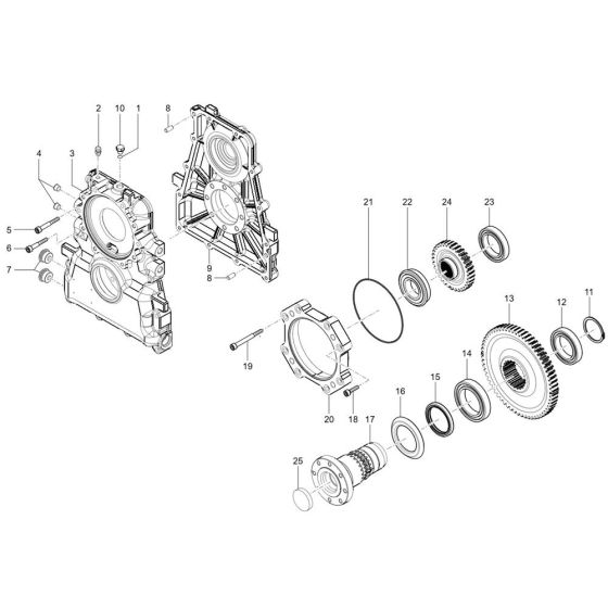 Gearbox Assembly for TH627