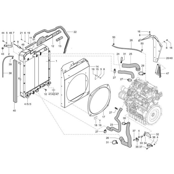 Cooler Assembly for TH627