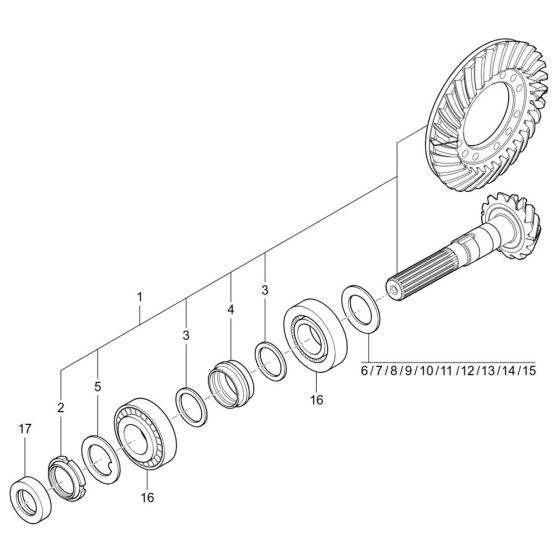 Angle Drive for Wacker TH627