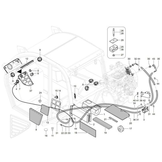 Heating Assembly for Wacker TH730