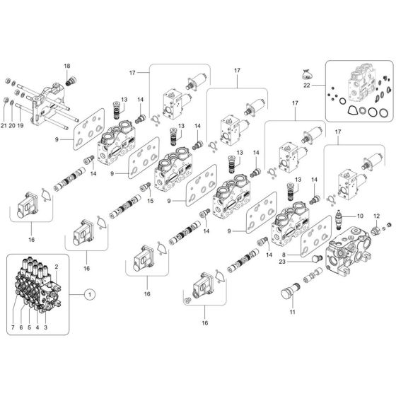 Control Unit Assembly for TH730