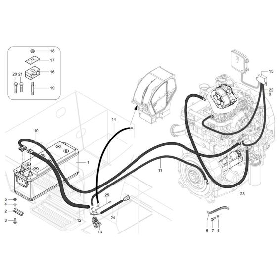 Battery Assembly for TH730