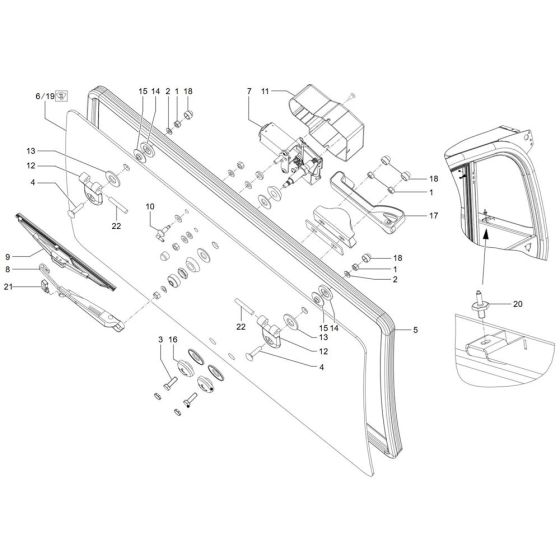 Window Assembly for TH735