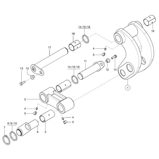 Rocker Arm Assembly for TH735