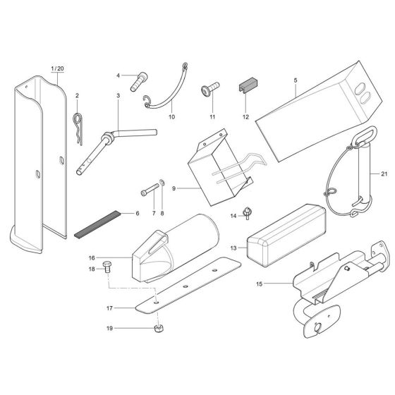 Wacker TH735 Tools