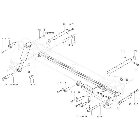Mounting Assembly for Wacker TH735