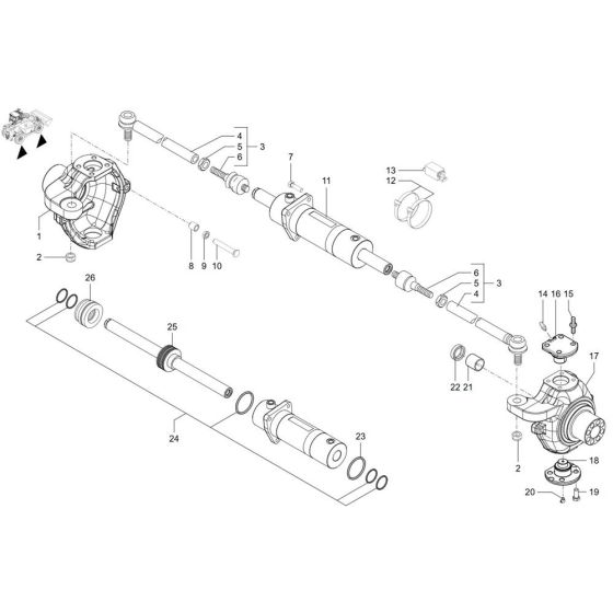 Steering Cylinder Assembly