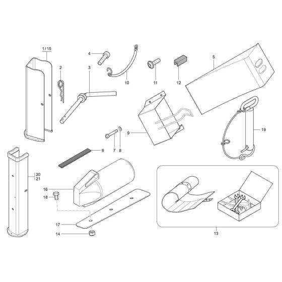 Wacker TH744 Tools