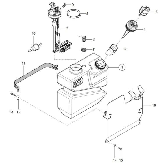 DEF Assembly for Wacker TH750