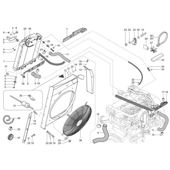 Cooler Assembly for TH750
