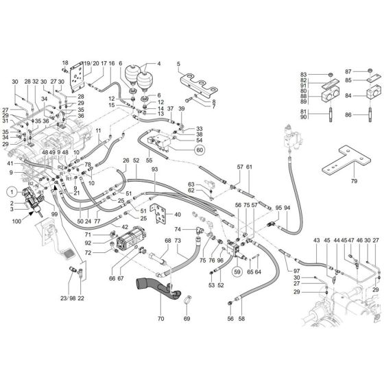 Brake Assembly for TH750