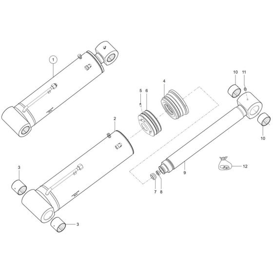 Tilt Ram Assembly