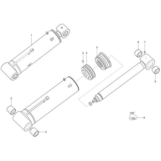 Tilt Ram Assembly