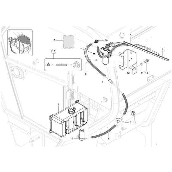 Wiper Device for Wacker TH755