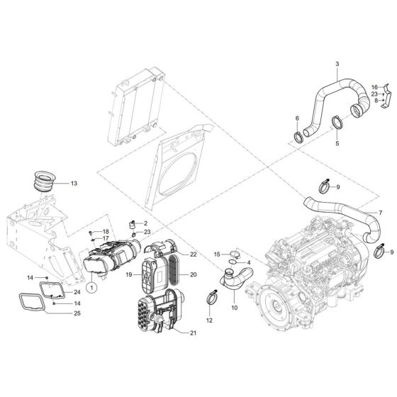 Air Cleaner for Wacker TH755
