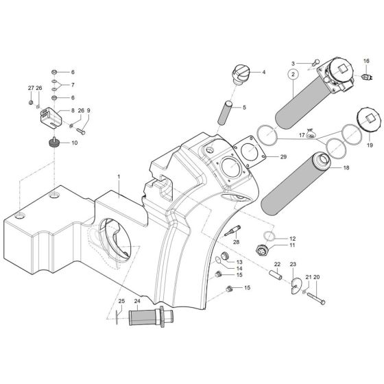 Oil Tank Assembly for TH755