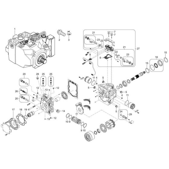 Displacement Pump Assembly