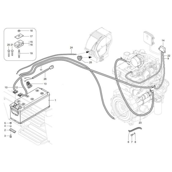 Battery Assembly for TH942
