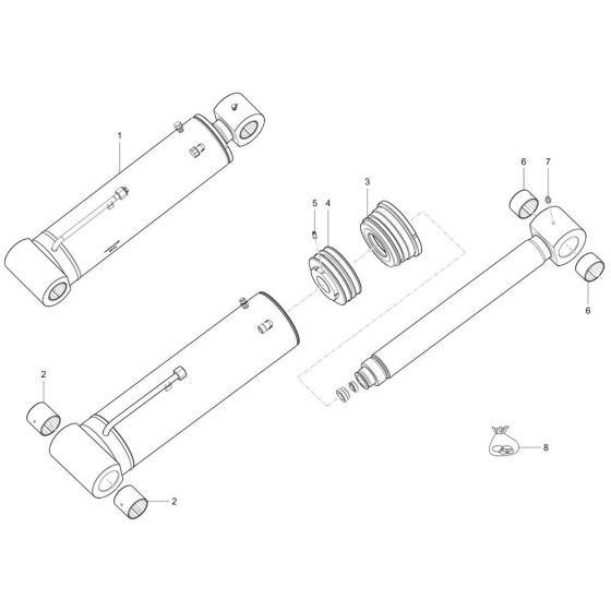 Tilt Ram Assembly