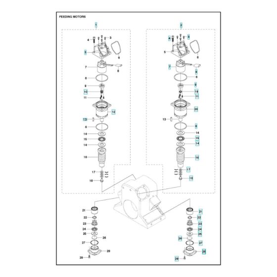 Motor Assembly for WS 442 HF