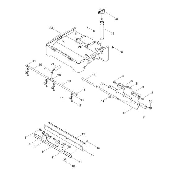 Scraper Assembly for RD11 Roller