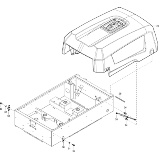 Bodywork Assembly for XAS 38 Kd
