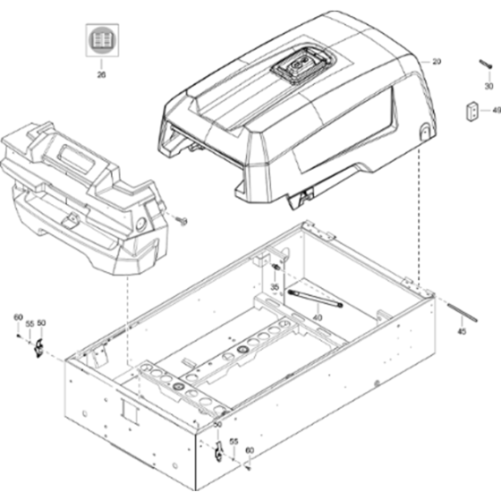 Bodywork Assembly for XAS 78 Kd