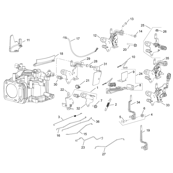 Engine Controls for Kohler XTX650