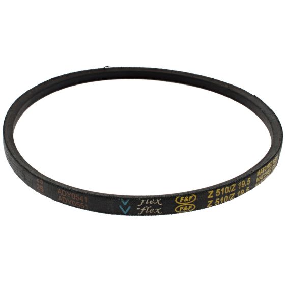 Smooth Rubber Drive V-Belt - Circ.19.5", Width: 10mm, Height: 6mm