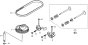 Camshaft for Honda HRG536C1