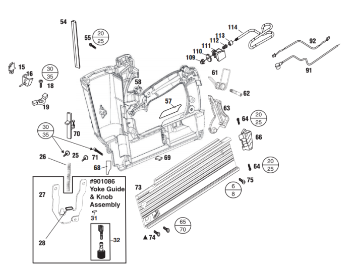 Handle Left Assembly