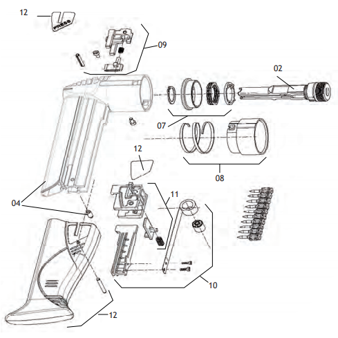 Paslode P370 Magazine Body