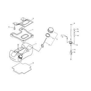 Fuel Tank for ECHO RM-410ES