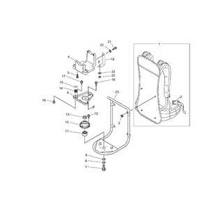 Backpack Harness for ECHO RM-410ES