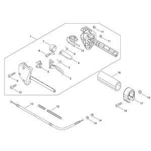 Throttle for ECHO RM-520ES