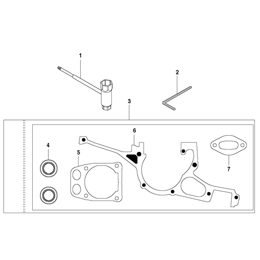 Tools Assembly for Husqvarna K960