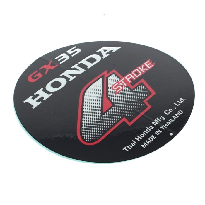 Engine Sticker for Honda GX35T GX35NT - OEM 87521-Z3F-010