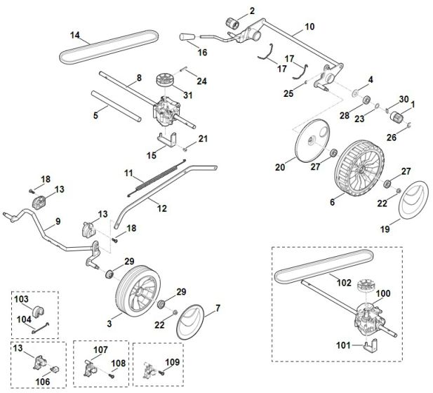 Chassis & Gear Box for Viking