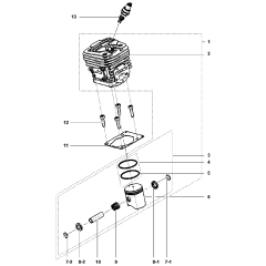 Cylinder Assembly for Husqvarna