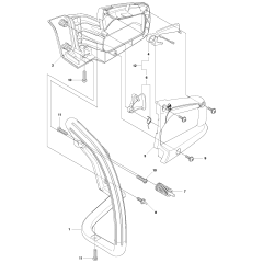 Handle & Controls for Husqvarna 120E
